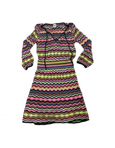 Dress Party Long By Missoni In Rainbow Print, Size: 10 ouvre sa boutique