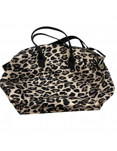 ANIMAL PRINT DUFFLE AND WEEKENDER DESIGNER by KATE SPADE Size:MEDIUM rembourrage situé sous