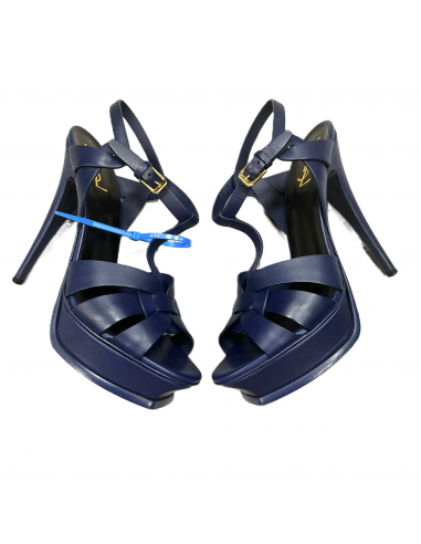 Sandals Luxury Designer By Yves Saint Laurent In Blue, Size: 10 50% de réduction en Octobre 2024