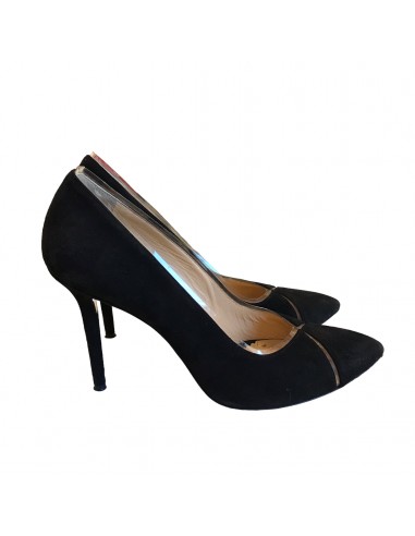 BLACK SHOES DESIGNER by CHARLOTTE OLYMPIA Size:10.5 pas chere