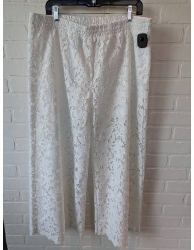 Pants Wide Leg By Johnny Was In White, Size: 16 pas cher chine