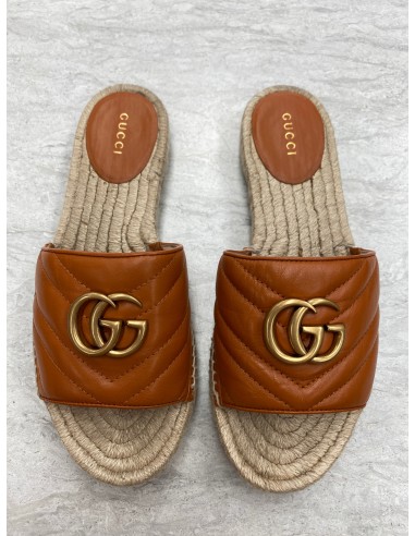 Sandals Luxury Designer By Gucci In Brown, Size: 6.5 votre restaurant rapide dans 