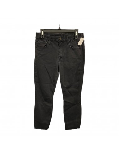 Jeans Straight By Mother In Black, Size: 10 rembourrage situé sous