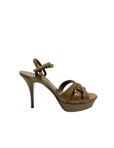 Sandals Luxury Designer By Yves Saint Laurent In Brown, Size: 10.5 ou a consommer sur place