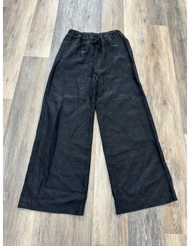 Pants Linen By Apiece Apart In Black, Size: M Jusqu'à 80% De Réduction