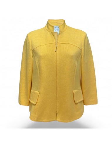 Blazer Designer By St John Collection In Yellow, Size: 4 offre 