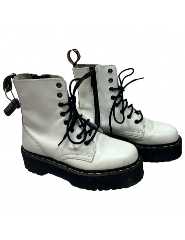 Boots Designer By Dr Martens In White, Size: 7 Fin de série