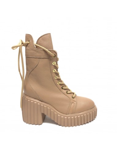 Boots Combat By Agl In Beige, Size: 9.5 Toutes les collections ici