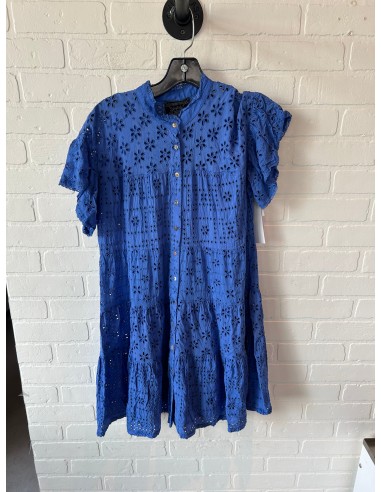 Dress Casual Short By Johnny Was In Blue, Size: Xs plus qu'un jeu 