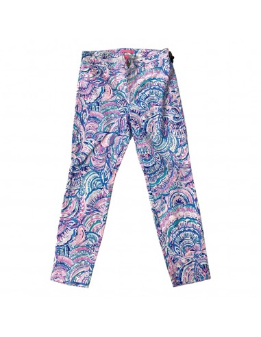 Pants Designer By Lilly Pulitzer In Blue & Pink, Size: 10 les ctes