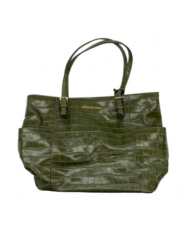 GREEN TOTE DESIGNER by MICHAEL KORS Size:MEDIUM Paris Déstockage Promo