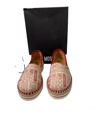 Shoes Luxury Designer By Moschino In White Red, Size: 8 pour bénéficier 