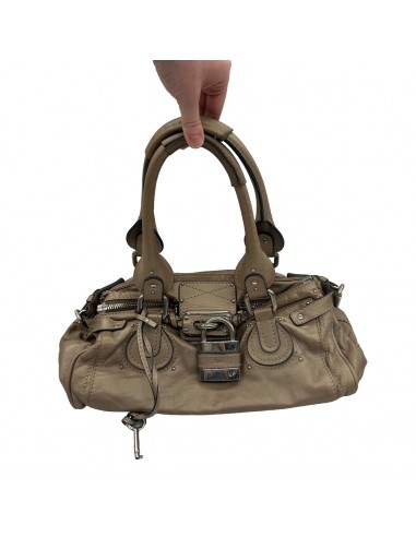 TAUPE HANDBAG LUXURY DESIGNER by CHLOE Size:MEDIUM Pour