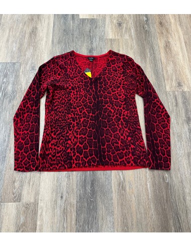 Sweater Cashmere By Sofie In Red, Size: Xl de pas cher