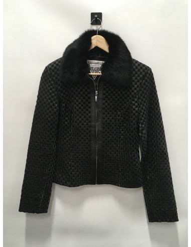 Jacket Leather By Marvin Richards In Black, Size: S offre 