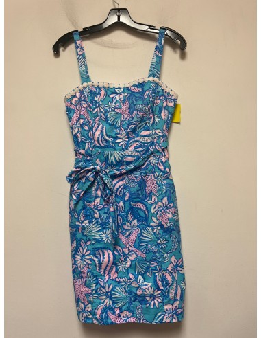 Dress Casual Short By Lilly Pulitzer In Blue & Pink, Size: Xs Jusqu'à 80% De Réduction