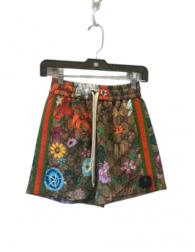 Shorts Luxury Designer By Gucci In Floral Print, Size: Xxs les muscles