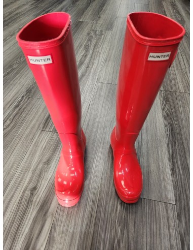 Boots Rain By Hunter In Red, Size: 8 shop