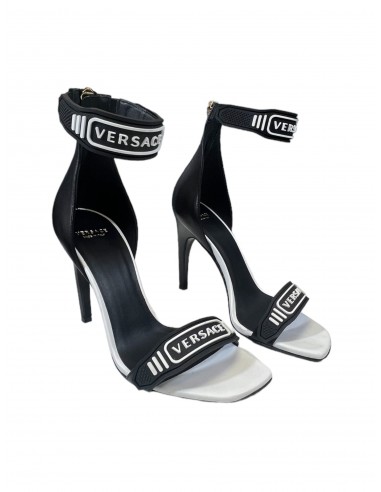 Shoes Luxury Designer By Versace In Black & White, Size: 5 Par le système avancé 